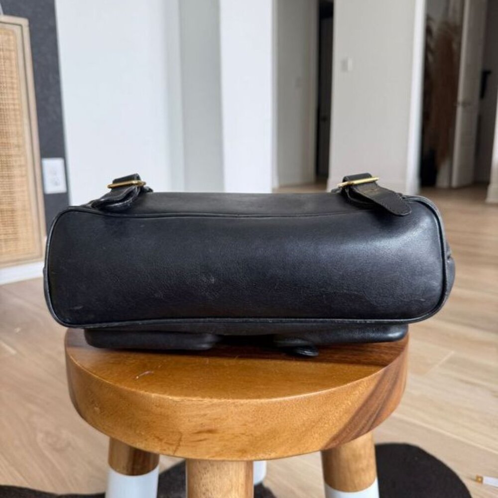 Gucci Bamboo Handle Black Leather Backpack - Picture 5 of 10